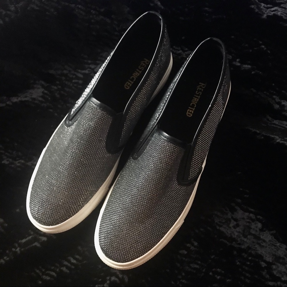Restricted Slip On Glitter Sneaker